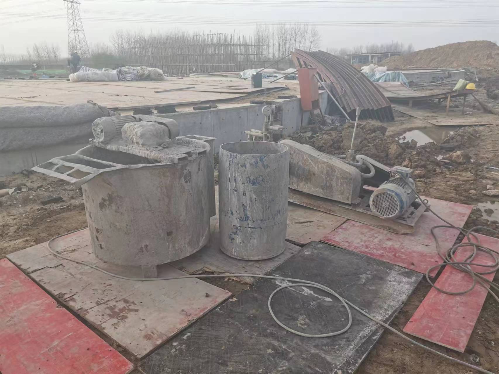 鹤城设备基础注浆